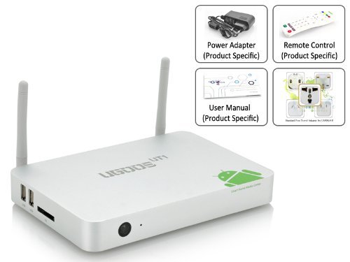 Android 4.2 TV Box "Ugoos UT1" - 1.6GHz Quad Core CPU, 2GB RAM, 1080p, DLNA, HDMI, 8GB N5