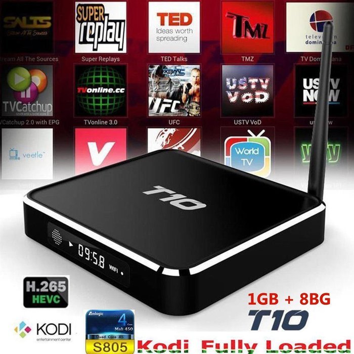 BIGFOX T10 Portable 4K Android 4.4 Internet TV Box Media Streamer Built in Amlogic S805 Quad core CPU 1G DDR3... N5