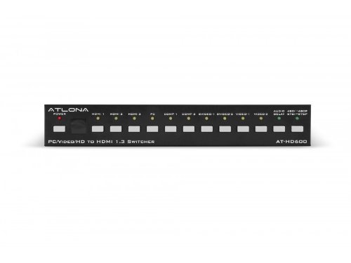 Atlona Technologies AT-HD600 10 x 1 Multi-Format Converter/Switcher with HDMI Output N2