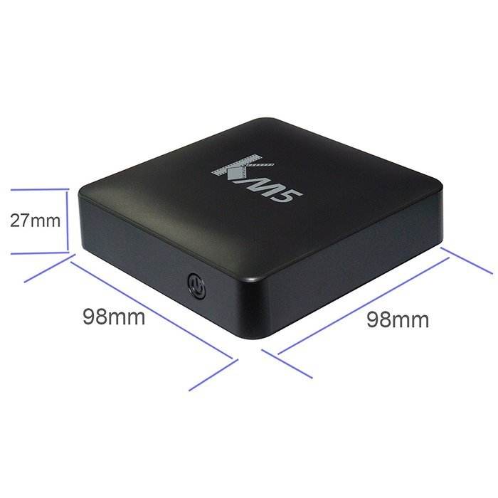 KOLOF KM5 Amlogic S905X OTT TV Box Quad Core RAM 1G ROM 8G Android 6.0 Kodi 17.0 Streaming Media Player with Black... N6
