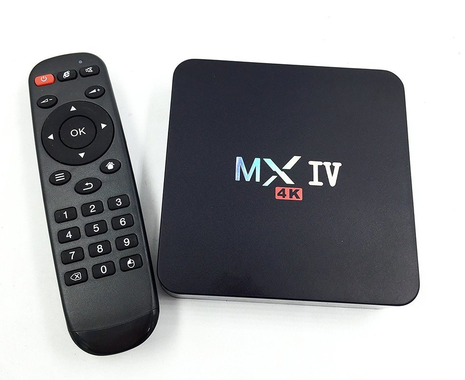 Android 5.1 S905 MX IV 4K Amlogic MX TV Box 64 bits 2.0 GHz 2G/8G Kodi16.1 +2.4G Keyboard Wifi HDMI H.265 preinstall... N6