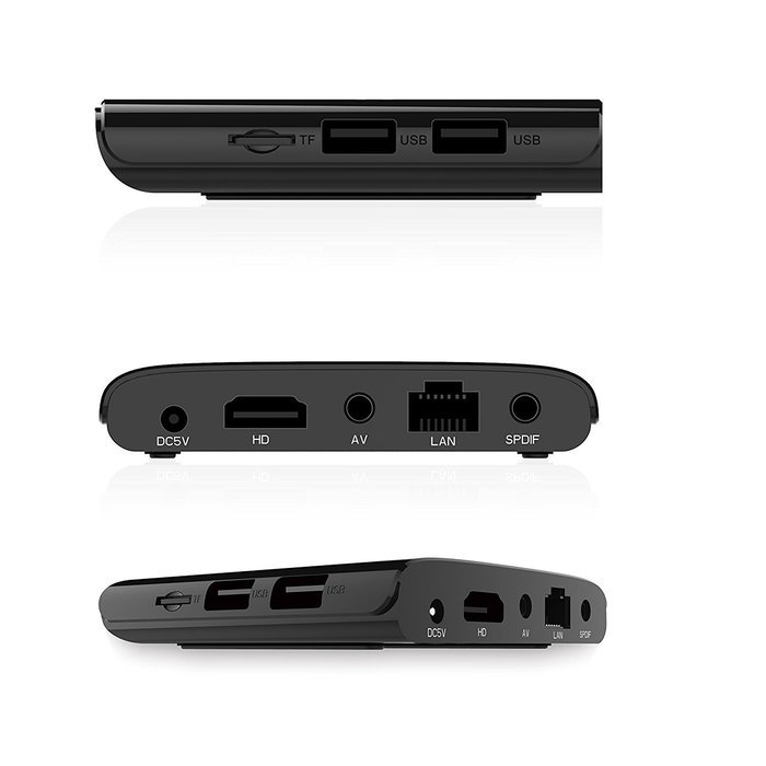 KOLOF YUNDOO Y6 Amlogic S905X Quad Core TV Box 2G RAM 32G ROM Android 6.0 KODI 16.1 Streaming Media Player N3