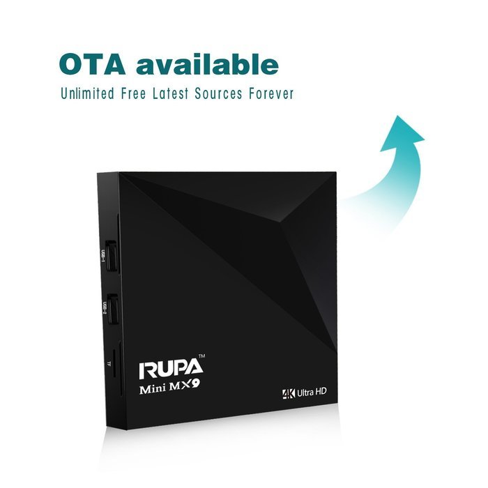 RUPA Mini MX9 Android TV Box Rockchip RK3229 Quad-Core 8GB ROM HD Mini PC Original Streaming Media Player with... N4