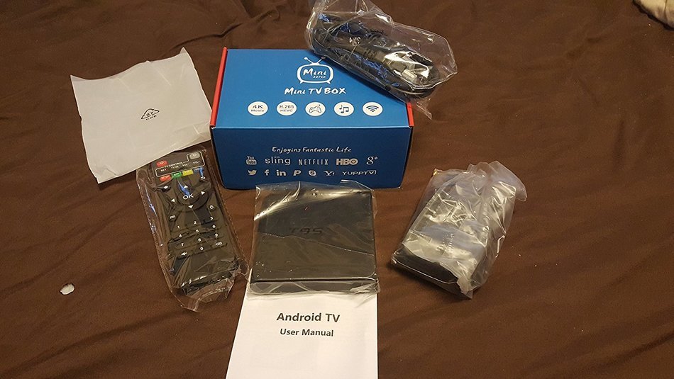 T95X Android TV Box Quad Core 2G \ 8G - Android 6.0 With Kodi FULLY LOADED