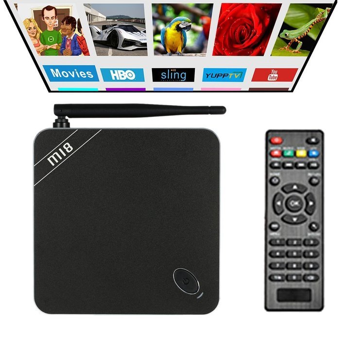 Vipwind M18 Smart Android TV Box Amlogic S905 Quad-Core KODI XBMC 4K 1000M LAN 2G/16G Mini PC 2.4G&5.0G WiFi H... N6