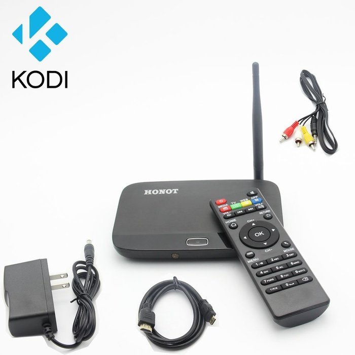 HONOT TV BOX Streaming Media Player Andriod 4.4 Quad Core 2GB/32GB with Remote Controller Support Full HD Output... N11
