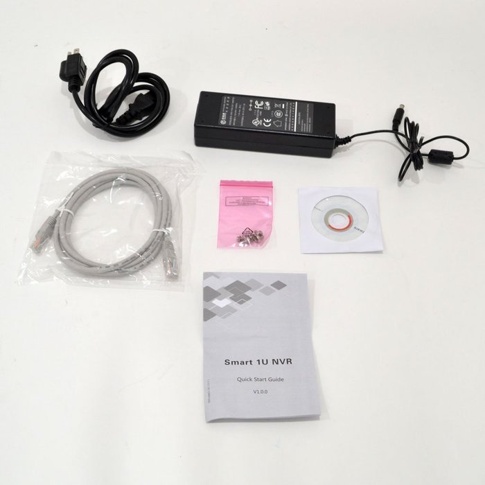 4 Channel Tiny NVR - 4 Channels 1080P @30fps up to 5MP @7fps - 4 POE Ports Built In - NO HARD DRIVE N5