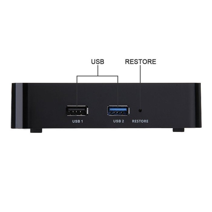 HiMedia H8 64-bit Octa-Core Android 5.1 Lollipop TV Box 2GB RAM 16GB ROM RK3368 Chipset 4K 3D Network Media Player... N12