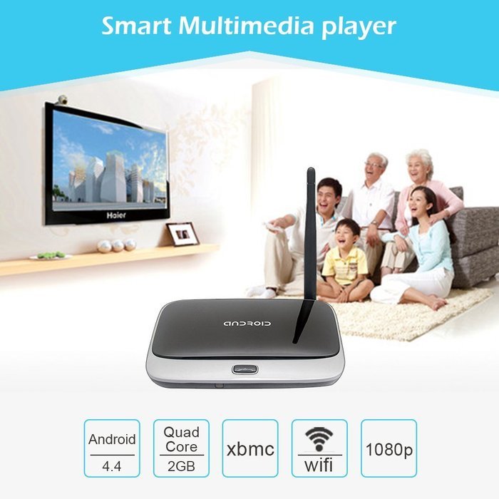 Yuntab S805 MXV TV Box Quad Core Android 1 / 8GB WiFi LAN Bluetooth 4.0 Kodi XBMC 1080P HDMI H.265 Free Movies... N16