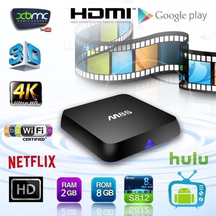 Yuntab S805 MXV TV Box Quad Core Android 1 / 8GB WiFi LAN Bluetooth 4.0 Kodi XBMC 1080P HDMI H.265 Free Movies... N23