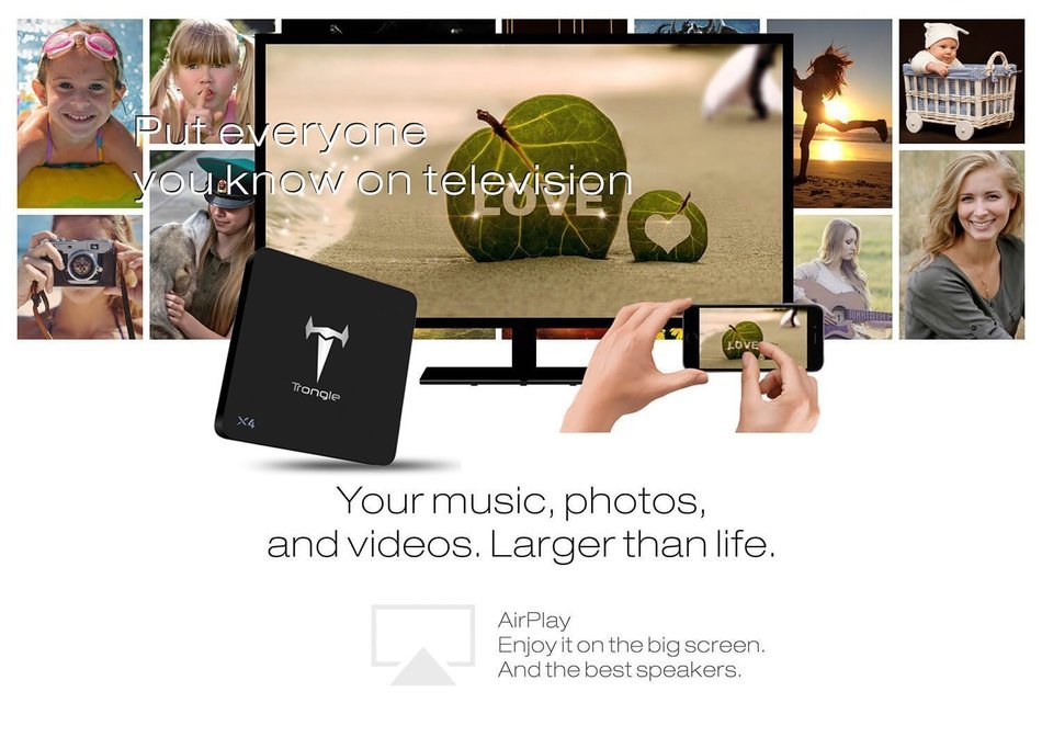 J-Deal X4 Android TV BOX Android 6.0 Marshmallow OS Amlogic S905X Chip Kodi Box Fully Loaded Kodi 16.1 TV Stick... N6