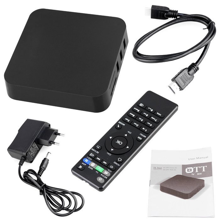LESHINE Amlogic S805 Quad Core Smart TV Box With Xbmc Kodi Pre-installed Android 4.4 Kitkat System H.265 Wifi... N4