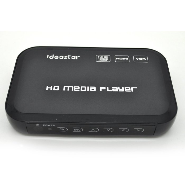 USB Full Hd 1080p HDD Media Player Hdmi VGA MKV H.264