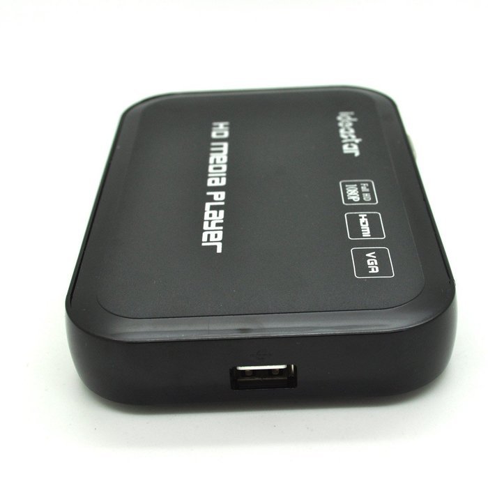 USB Full Hd 1080p HDD Media Player Hdmi VGA MKV H.264 N3