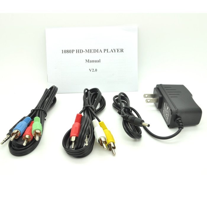 USB Full Hd 1080p HDD Media Player Hdmi VGA MKV H.264 N7