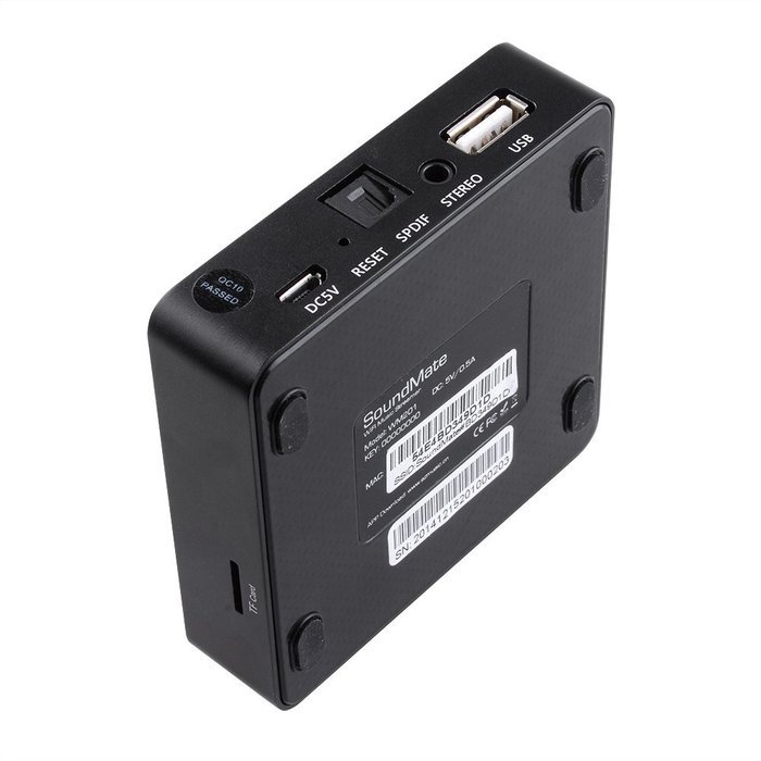 AGPtek WM201 SoundMate WiFi Music Audio Sharing Streamer Receiver Airplay DLNA EZ for Internet Radio Play For... N2