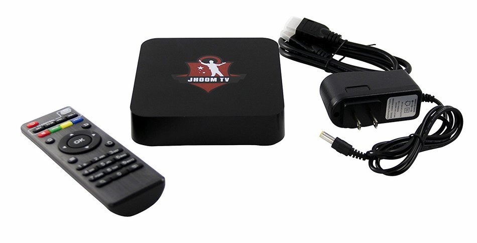 JhoomTV Android TV Box Streaming Media Mini PC [1GB/8GB/4K] [KODI16.1/ANDROID5.1] (With Air Mouse) N4