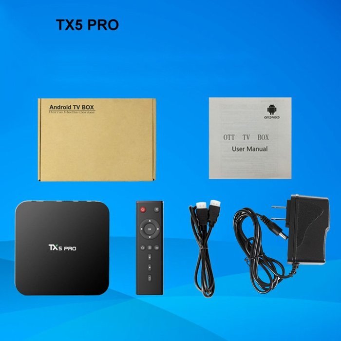 Docooler TX5 PRO Android 6.0 TV Box Amlogic S905X Quad Core 64bit 2GB / 16GB KODI 16.1 XBMC UHD 4K H.265 2.4G... N6