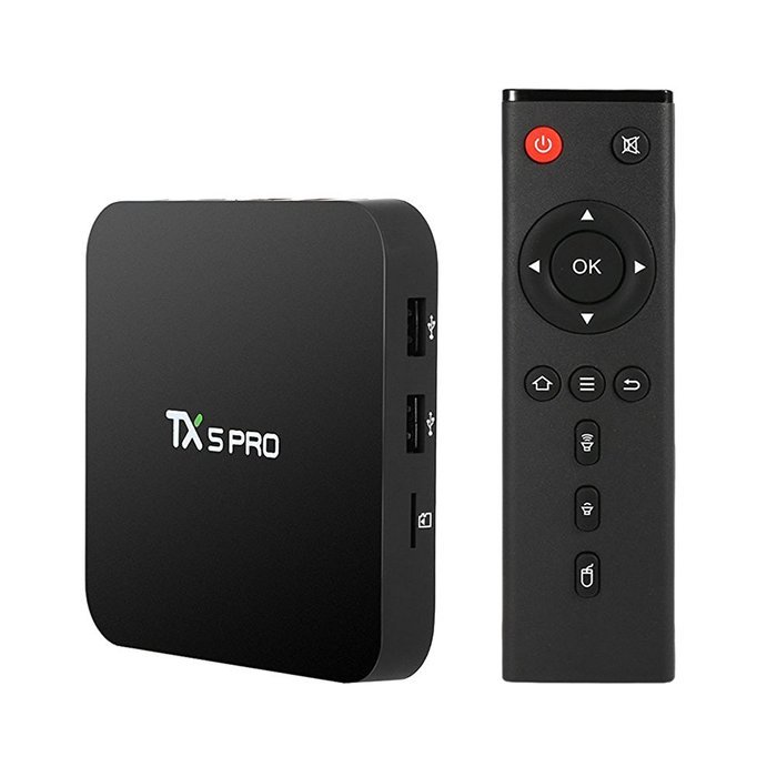 Docooler TX5 PRO Android 6.0 TV Box Amlogic S905X Quad Core 64bit 2GB / 16GB KODI 16.1 XBMC UHD 4K H.265 2.4G... N8