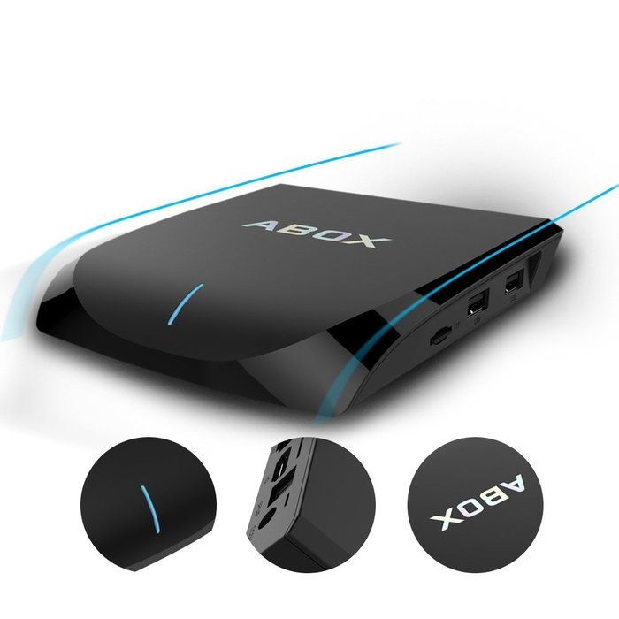 [Free Mini Keyboard] 2017 Model GooBang Doo Android 6.0 TV Box, ABOX A2 Android TV Box Amlogic S905X 64 Bits 16GB... N8