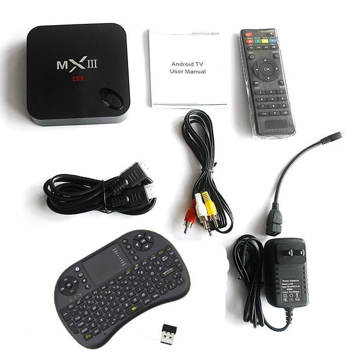 (With Wireless Keyboard!) MakeTheOne m8s tv box kodi 2g 8g 4K 3D--Fully Loaded Unclocked Android 4.4 TV Box Quad... N11