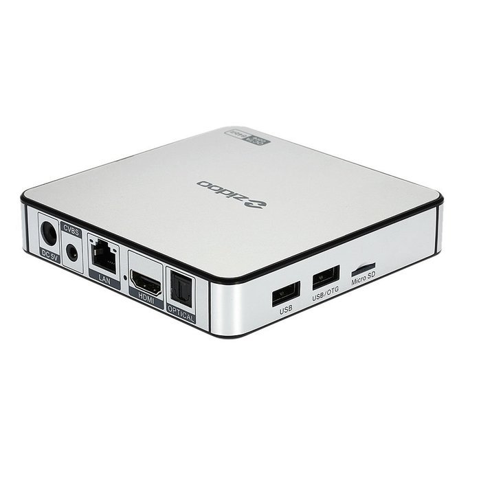 [BoLv ] ZIDOO X6 Pro Android 5.1 Lollipop TV Box RK3368 Octa Core Cortex-A53 2G/16G 1000M LAN Dual Band WIF HDMI... N5