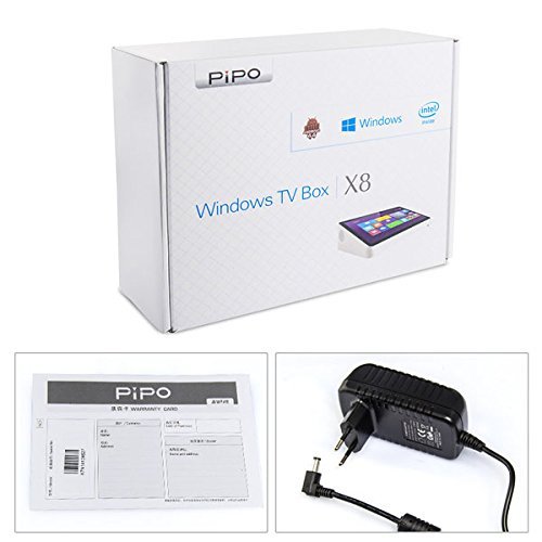 PIPO X8 Mini Pc Dual OS TV BOX Windows 8.1 & Android 4.4 Intel Z3736F Quad Core 2GB / 32GB Tv Box 7 Inch Screen... N5
