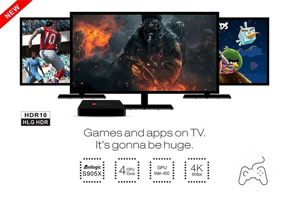 Beelink MINI MXIII II Android 6.0 TV Box 2GB+32GB Amlogic S905X Quad Core 4K WiFi Bluetooth Streaming Media Players N7
