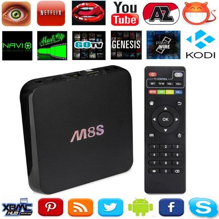 Artpo M8S Android Smart TV Box Amlogic S812 Chipset set top box 4K 2GB/8GB Dual band 2.4G/5G Support Kodi Google...