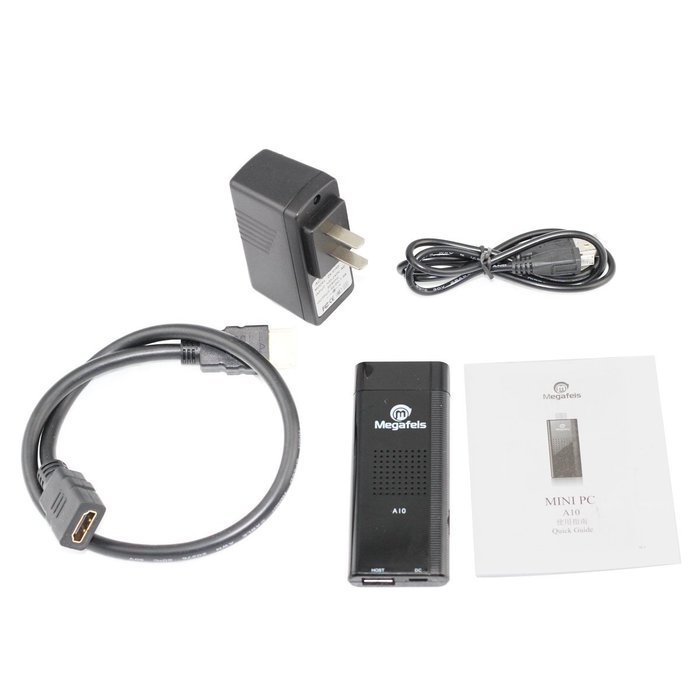 Megafeis A10 4GB Dual Core 1080P Google Android ARM Contex-A9 1.6Ghz 1G DDR3 USB Wifi HDMI Bluetooth Mini PC TV... N4