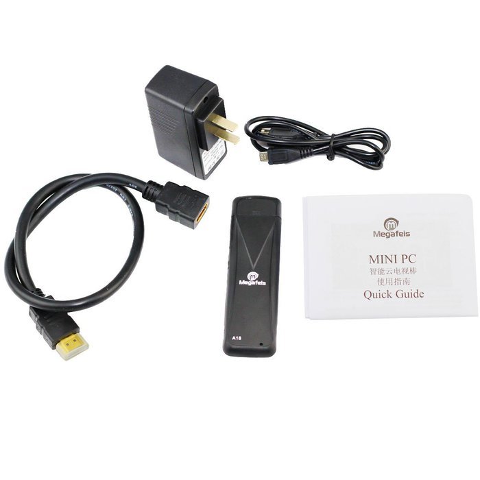 Megafeis A10 4GB Dual Core 1080P Google Android ARM Contex-A9 1.6Ghz 1G DDR3 USB Wifi HDMI Bluetooth Mini PC TV... N10