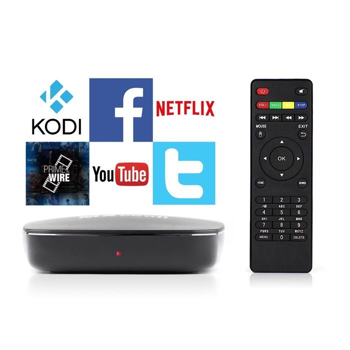 4K Resolution Android TV Box with Kodi PRE-installed - Stream Millions of Movies, TV Shows and Music for FREE...