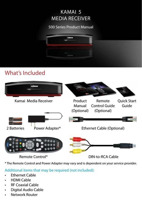 Entone Kamai 500 Hybrid Media Player N2
