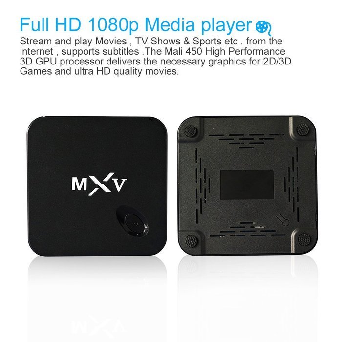 Yuntab S805 Quad Core M TV Set Top TV Box Android 4.4 Kitkat H.265 WIFI LAN Miracast Airplay With Full Loaded... N5