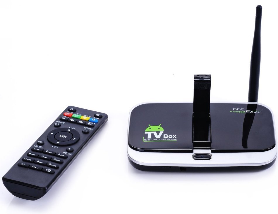 CS918S 4K*2K Quad Core Android 4.2.2 Smart TV Box Miracast, XBMC, Airplay, DLNA HDMI Media Player 2GB Ram 16GB...