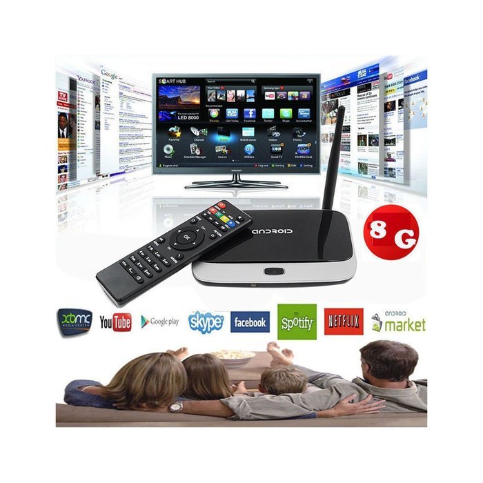 CS918 Quad Core Android 4.4 Smart TV Box XBMC WiFi Full 1080P Media Player N2