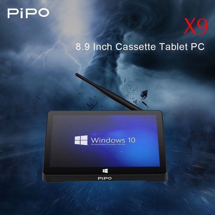TOZO PIPO X9 64GB Mini Computer 8.9" 1920x1200 PC TV Box Desktop Intel Z3736F Quad Core Windows10 Android 4.4... N6