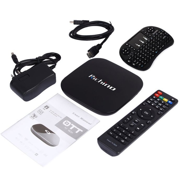 2016 NEW Richino [2GB/16GB/4K] Quad-Core A53 Android 5.1 Smart TV BOX Amlogic S905 Streaming Media Player Bluetooth... N2