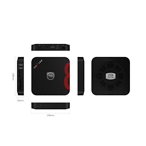 Generic MAXONE with Allwinner A80 Octa Core Android 4.4 TV Box Streaming Media Player OTT 4K Smart TV 2G Rom 16G... N3
