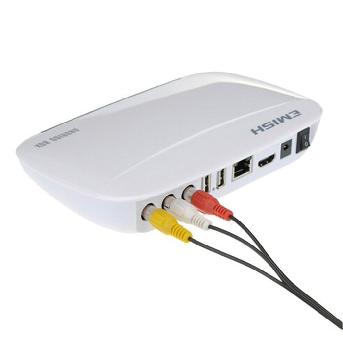 Vipwind EMISH X700 Mini White HD 1080P Android 4.4 TV Box Smart Media Player Quad-Core 1G / 8G XBMC DLNA Wi-Fi... N3