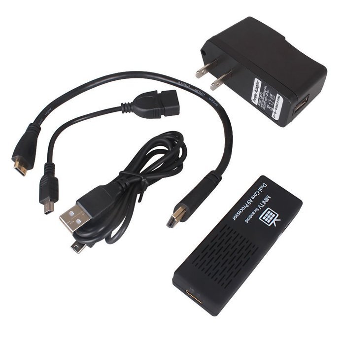 ANDROSET Dual Antenna Quad Core Mini Android 4.2 TV Box TV DongleBluetooth Android Cloud Stick (Quad Core J22... N4