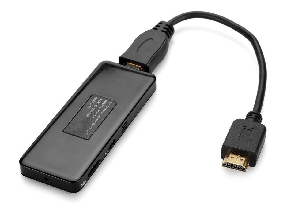 MoreFine M1 Dual Boot PC Dongle - Android 4.4 + Windows 10 OS, Intel Quad Core Atom Bay Z3735F, 2GB RAM, OTG,... N3