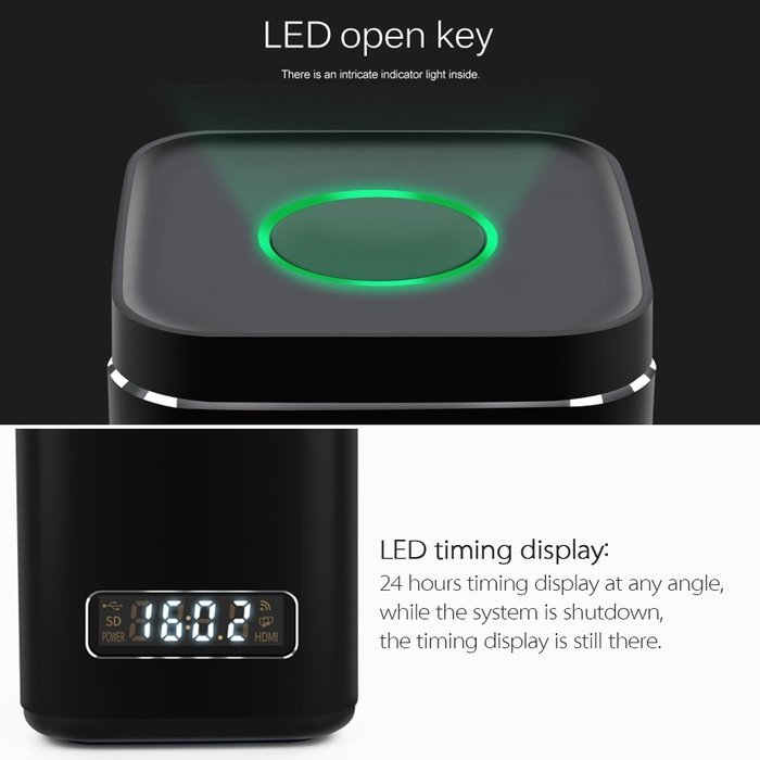 Docooler Cenovo kingkong Smart TV Box Windows 10 Mini PC Intel Cherry Z8300 Quad Core 4GB / 64GB 4K 2K 2.4G /... N6
