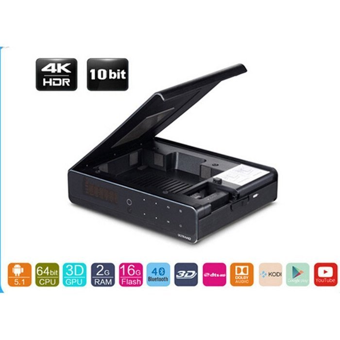 [BoLv ] HiMedia Q10 PRO Media Player Android 5.1 Smart TV Box 4K Ultra HD Audio H.265 KODI Media Center HDMI 2.0... N3