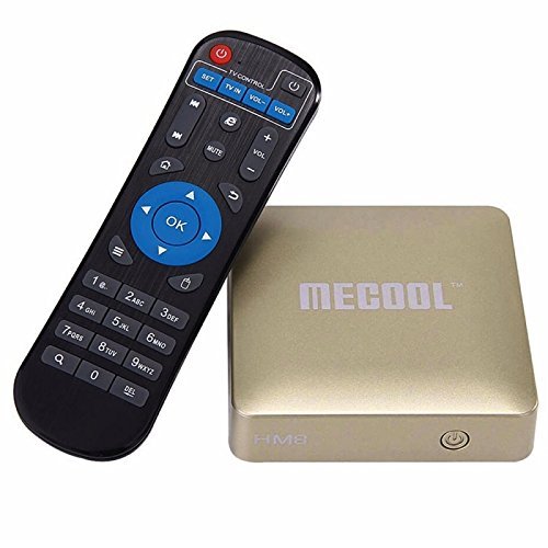 Generic MECOOL HM8 4K UHD Smart TV Box with Remote Controller, Android 6.0 Amlogic S905X Quad Core Cortex-A53...