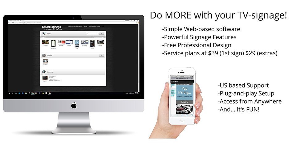 SmartSign2go Sign Player, Powered by Google with Apps for Digital Signage. Simple Cloud-based Software for Non-Technical... N3