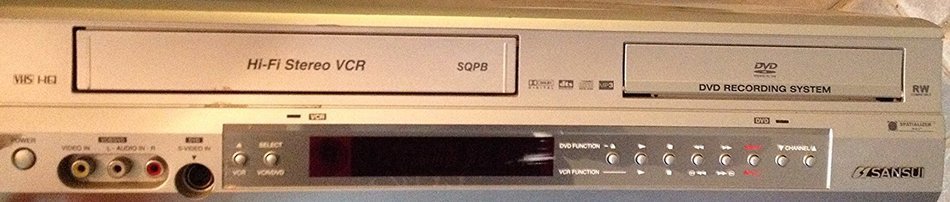 DVD VHS Combo with DVD Recording System Rw Compatible and VCR model 4005