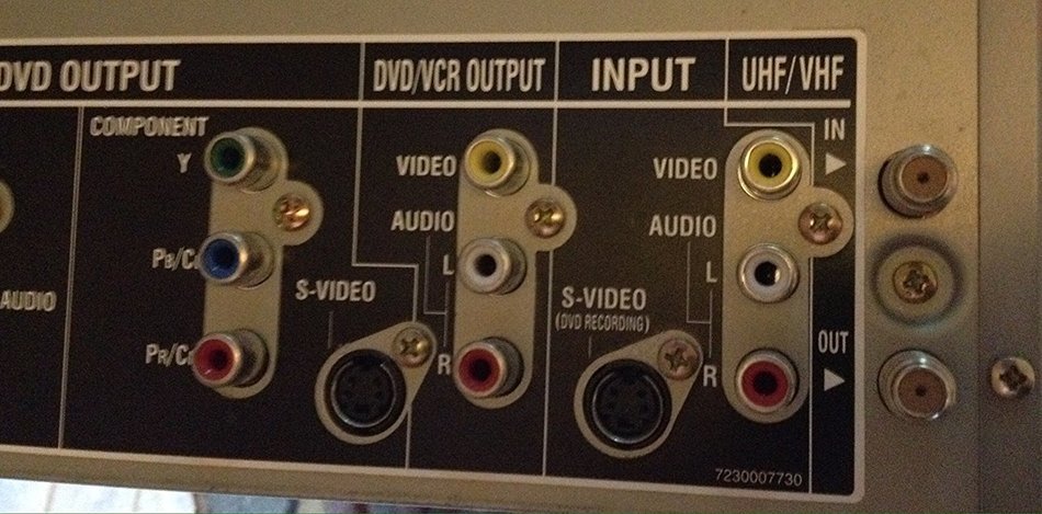 DVD VHS Combo with DVD Recording System Rw Compatible and VCR model 4005 N3