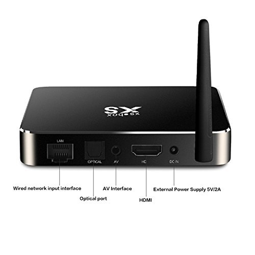 Generic XS-S905 Android 5.1 OS Quad-core 2.0GHZ 4K UHD Smart TV BOX with Remote Controller, RAM: 1GB, ROM: 8GB... N3