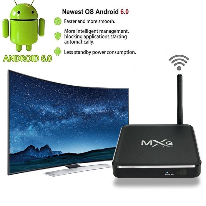 Refresh Your Life MXQ Android 6.0 Marshmallow 4K R12 TV Box Amlogic S912 Chipset [2G DDR3/16G eMMC] with 2.4G/... N2